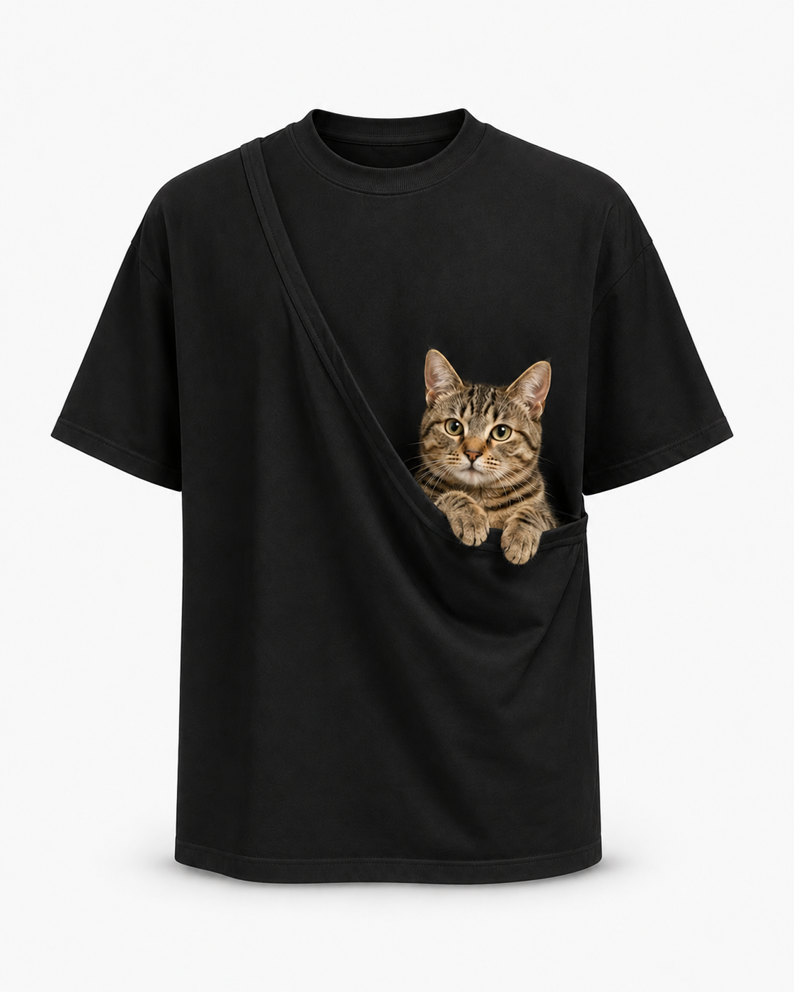 PawTee cat carrier tee size chart XS to XL